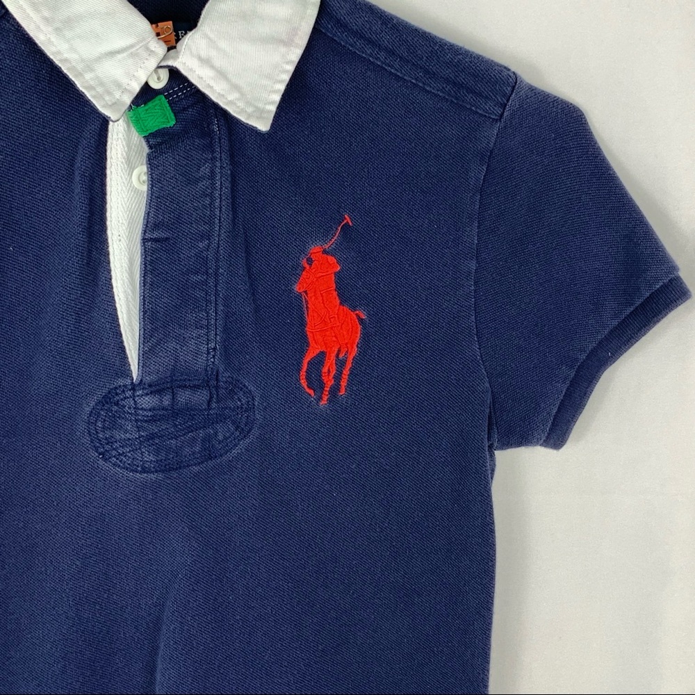 Ralph Lauren S Rugby Polo SS Oversized Red Pony